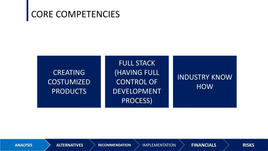 core competencies