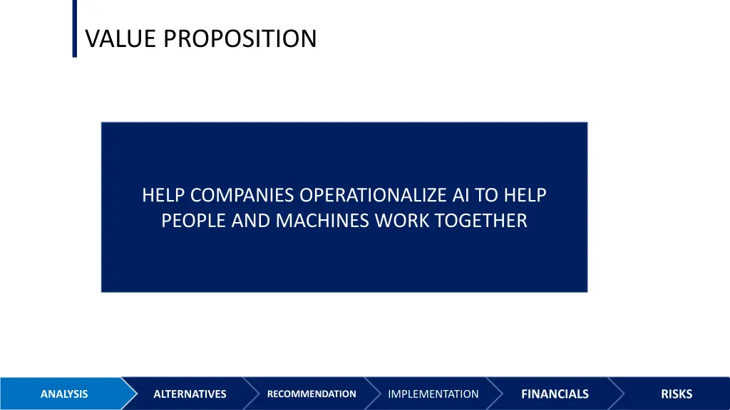 value proposition