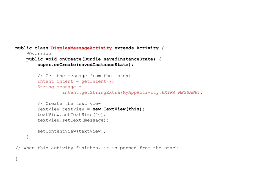 public class displaymessageactivity extends