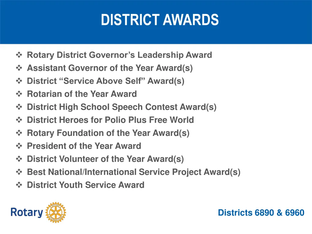district awards