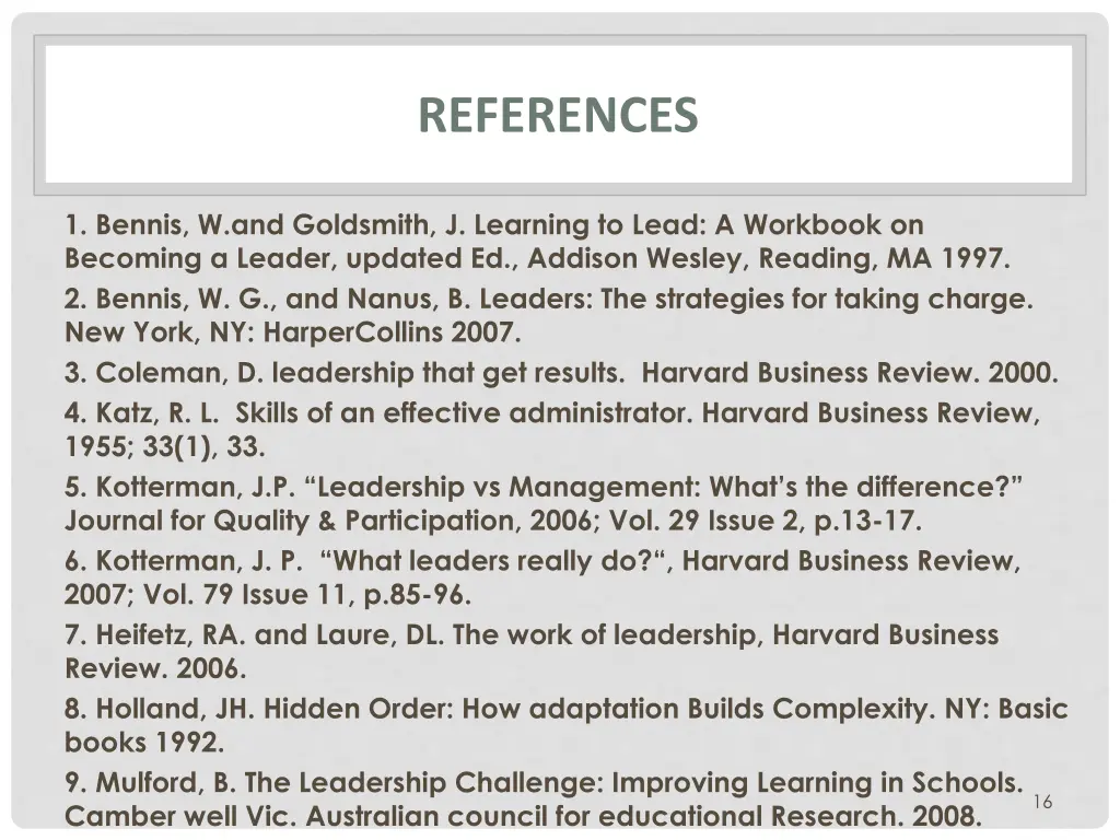 references