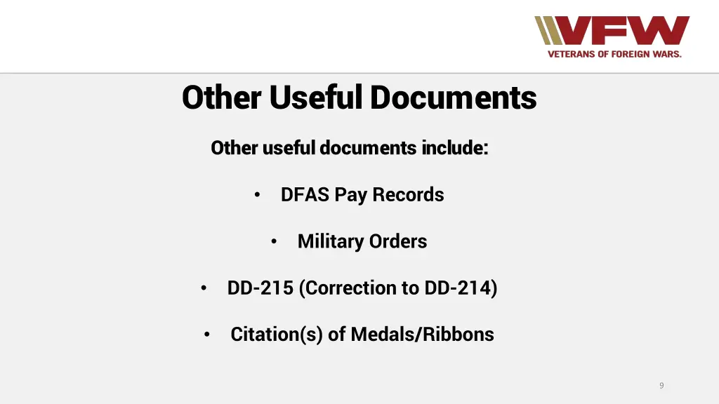 other useful documents