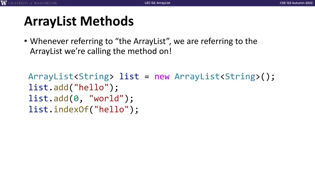 lec 02 arraylist 8