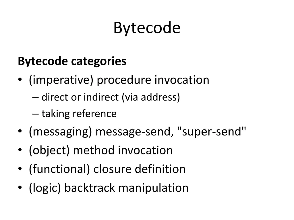bytecode 2