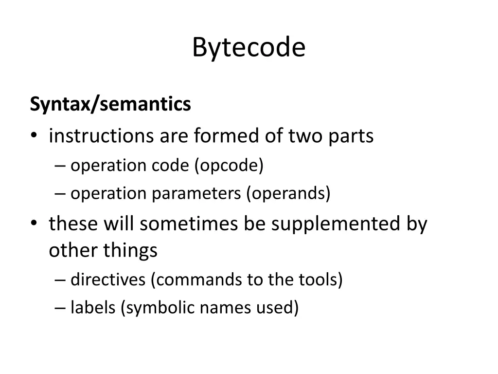 bytecode 3