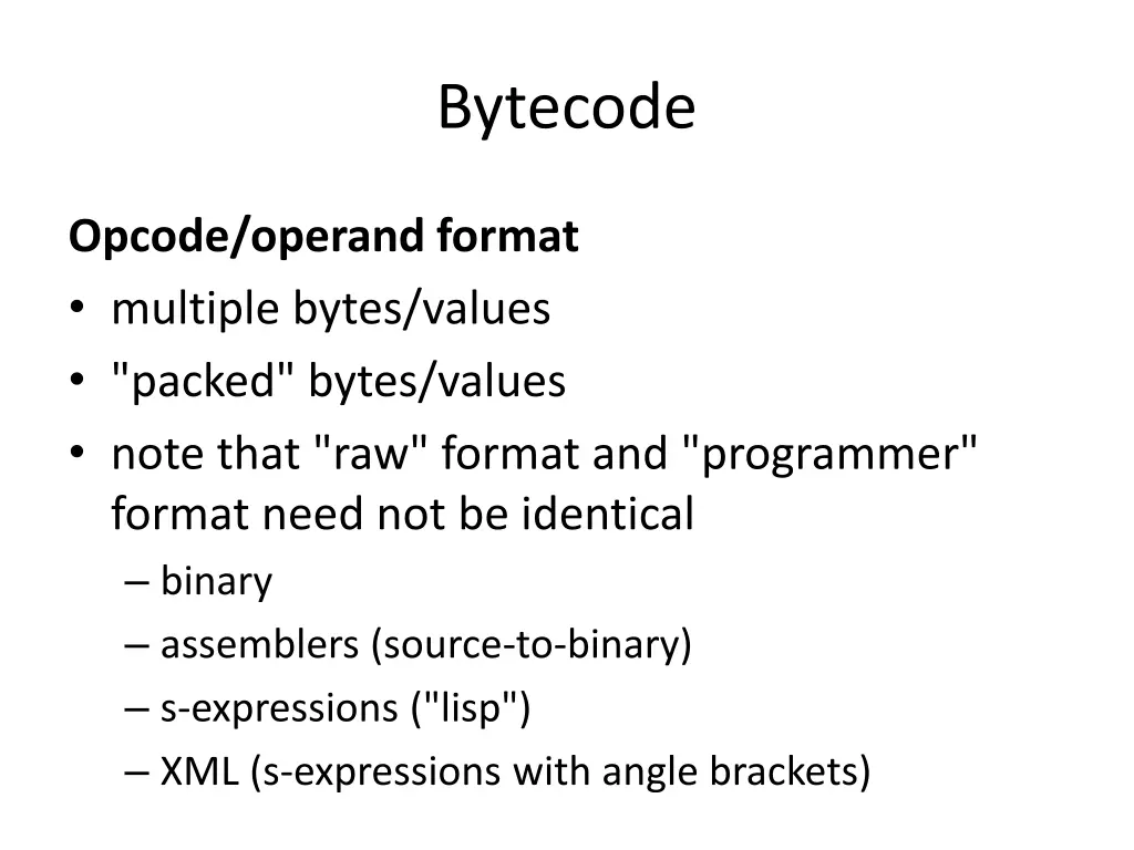 bytecode 5
