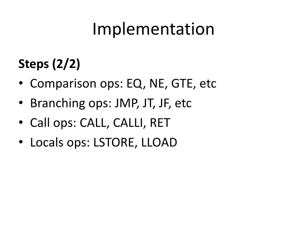 implementation 1
