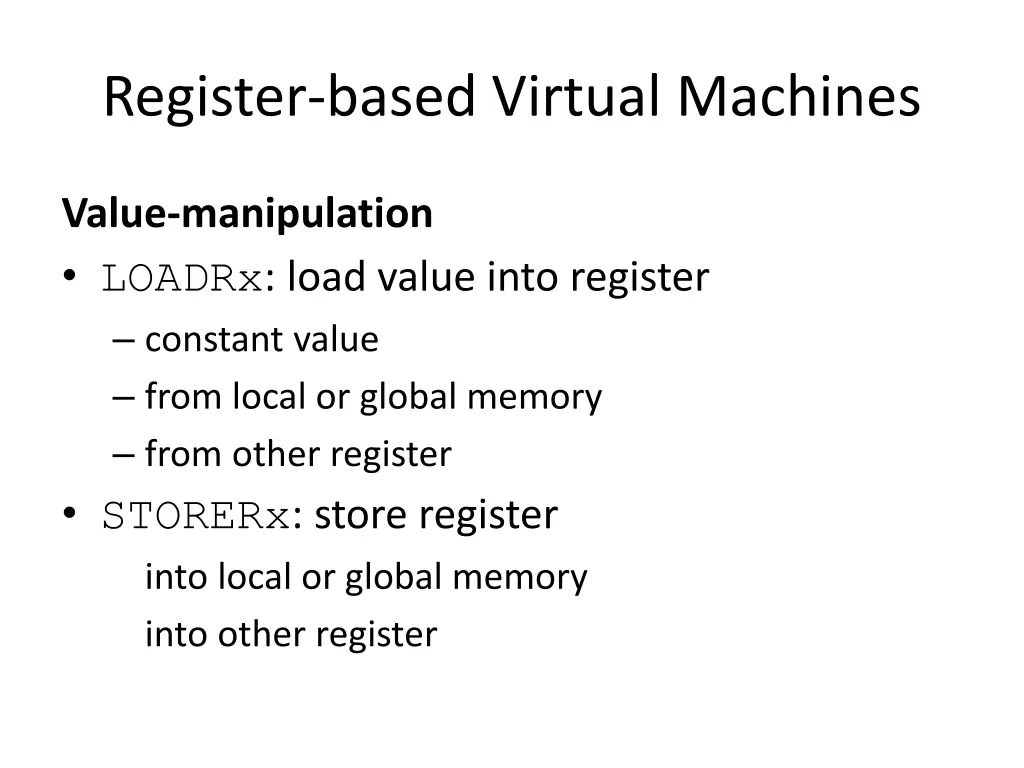 register based virtual machines 2