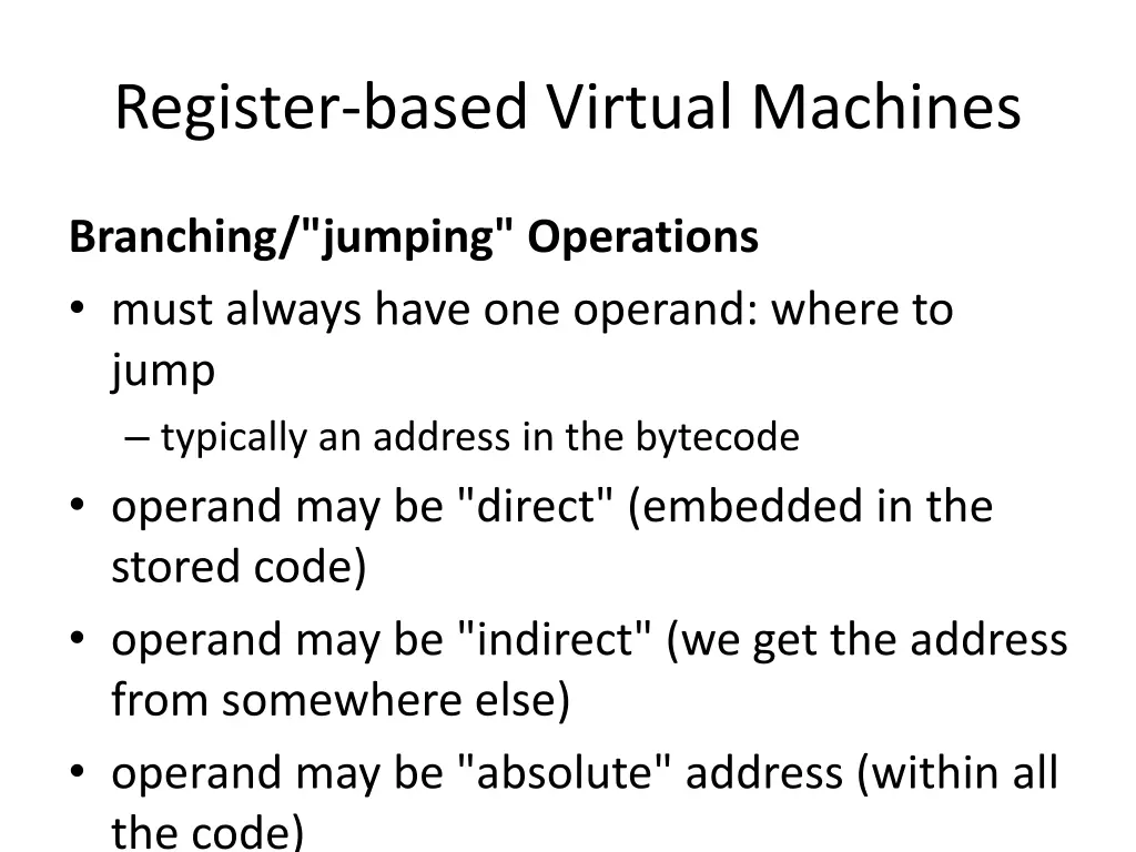 register based virtual machines 7