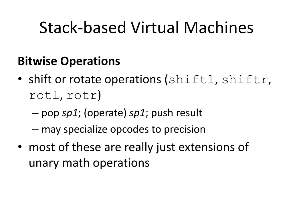 stack based virtual machines 4