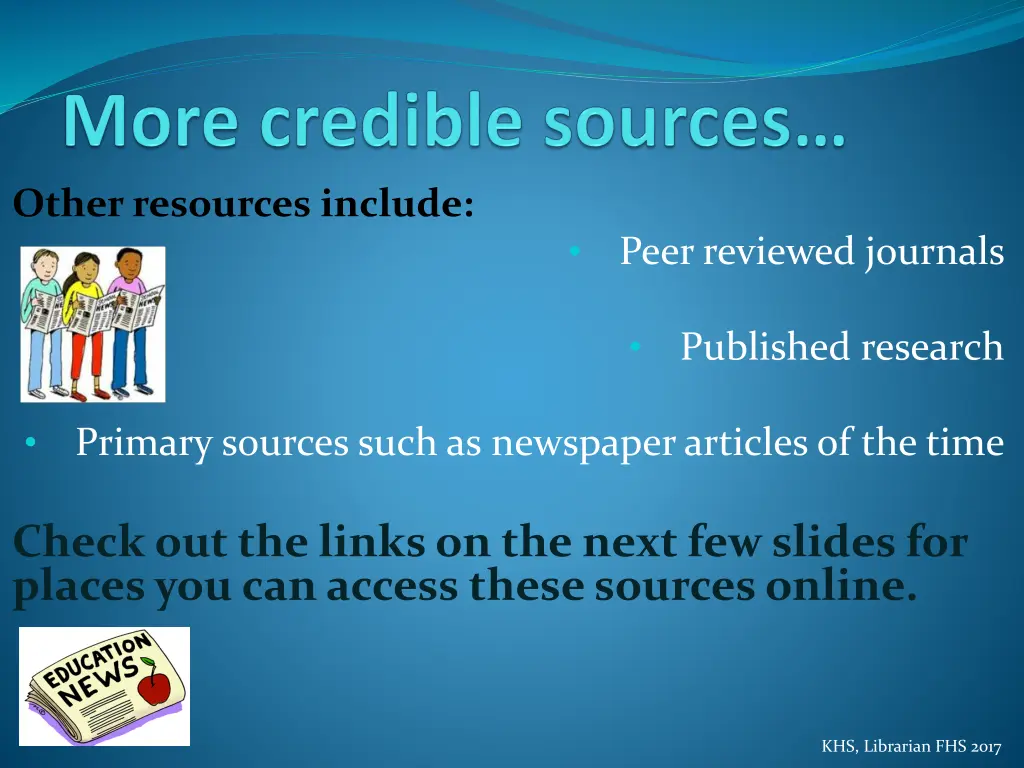 other resources include