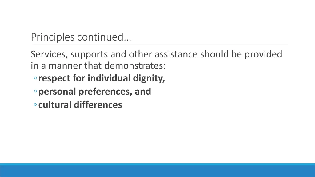 principles continued 2
