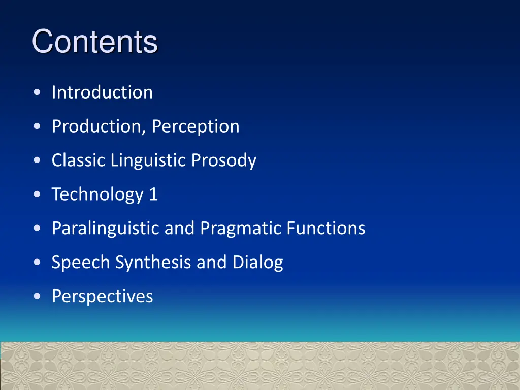 contents