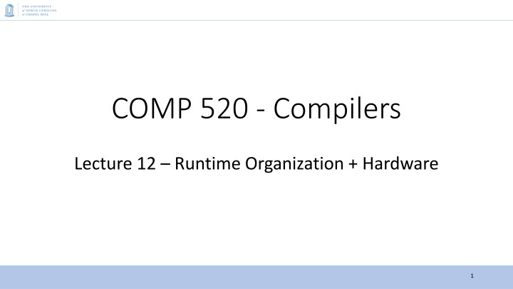 comp 520 compilers