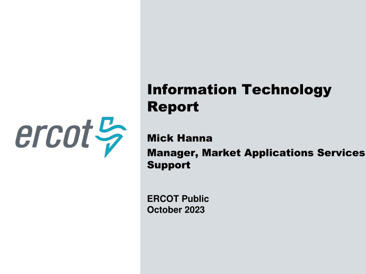 information technology report