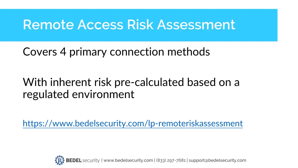 remote access risk assessment