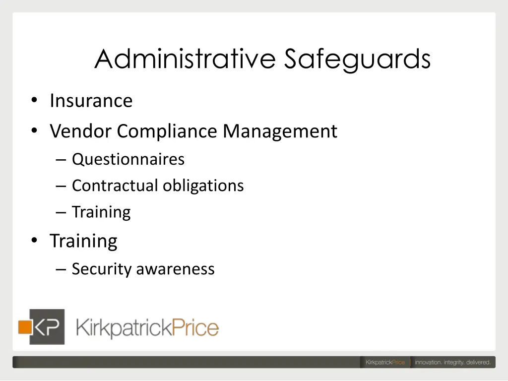 administrative safeguards 5