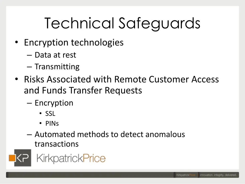 technical safeguards 1