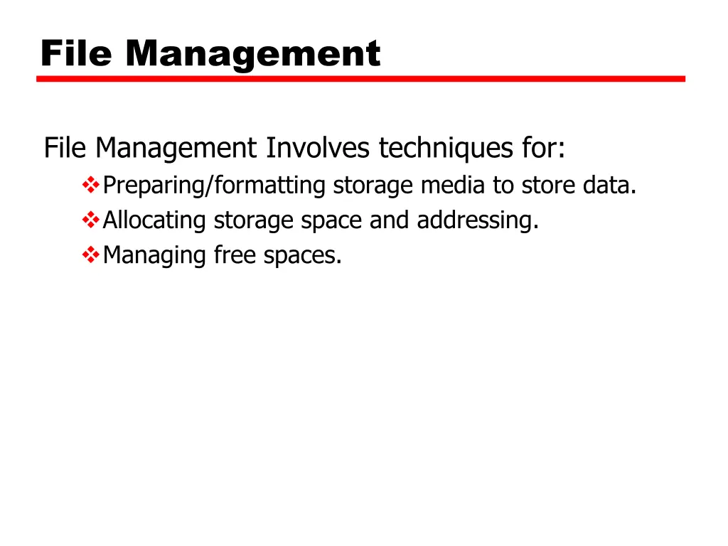 file management