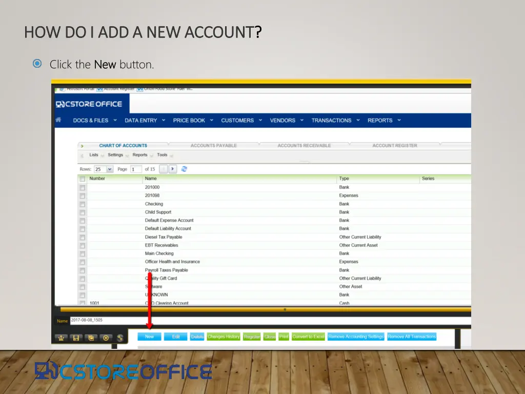 how do i add a new account