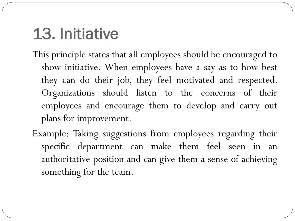 13 initiative 13 initiative