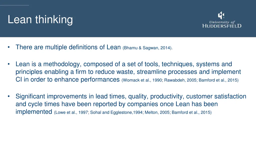lean thinking