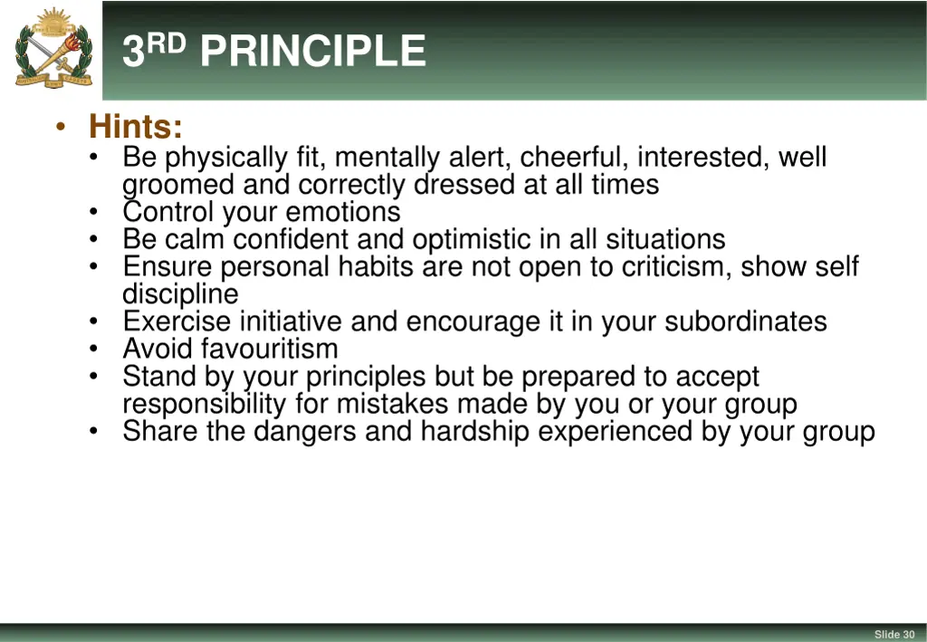 3 rd principle 1