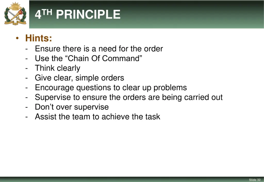 4 th principle 1