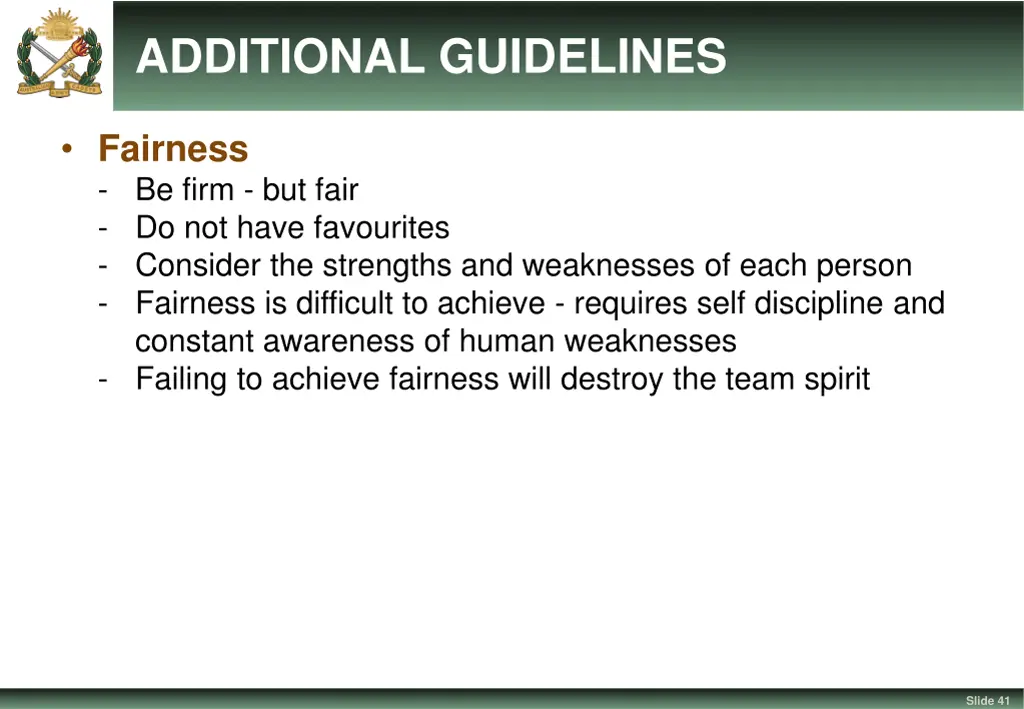 additional guidelines 1