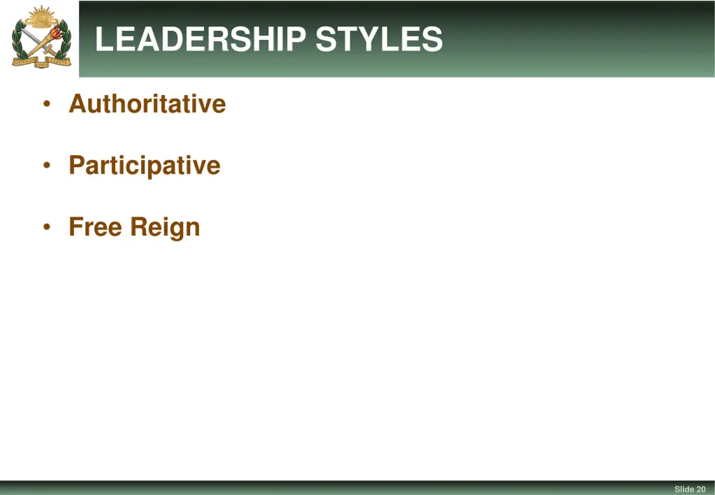 leadership styles