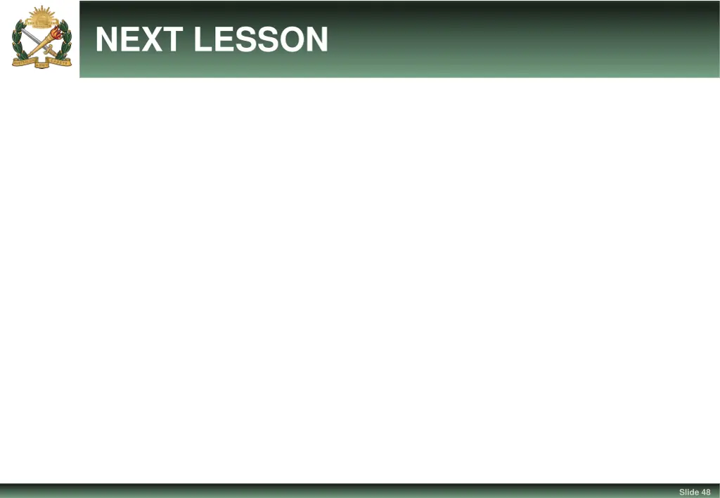 next lesson