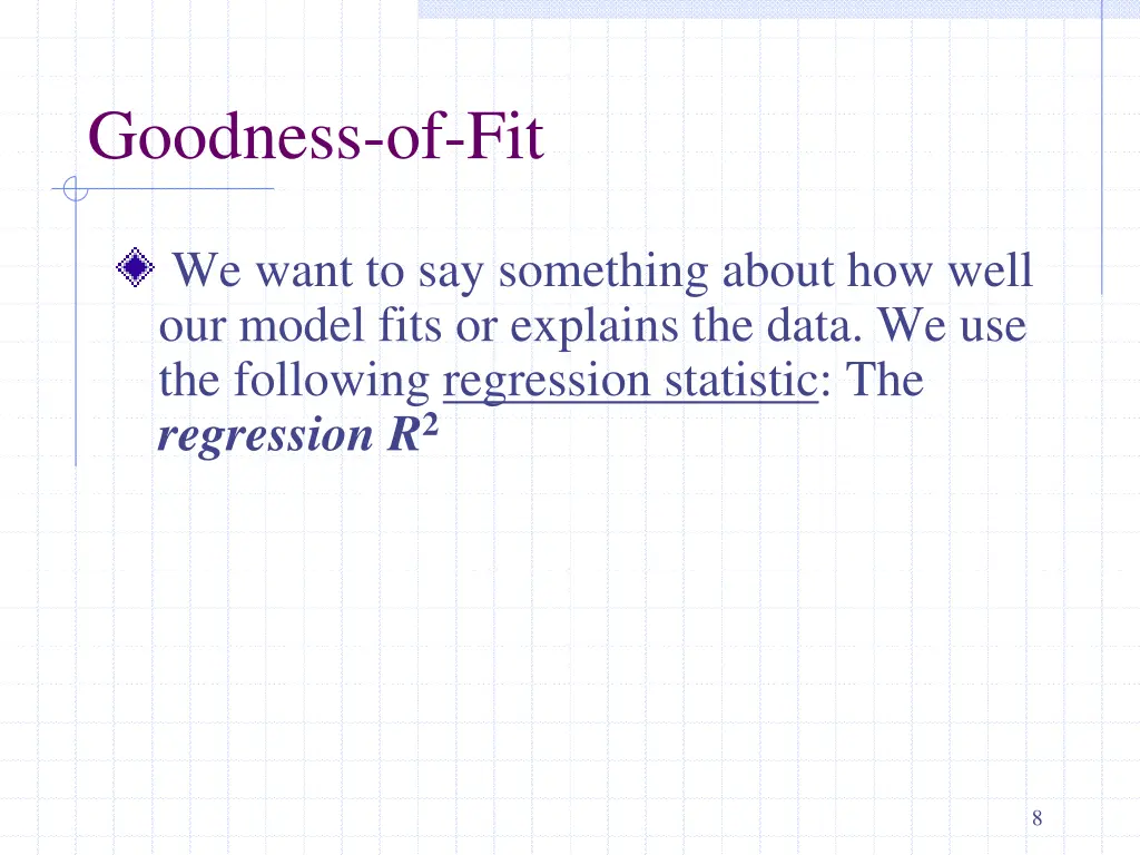 goodness of fit
