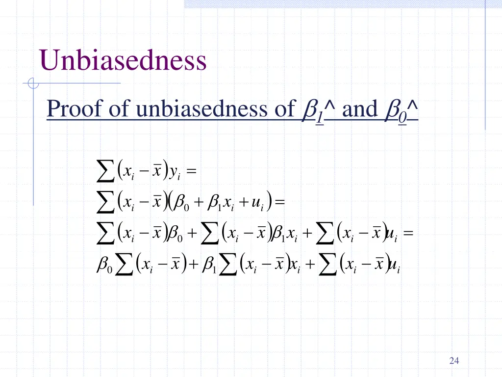 unbiasedness 2