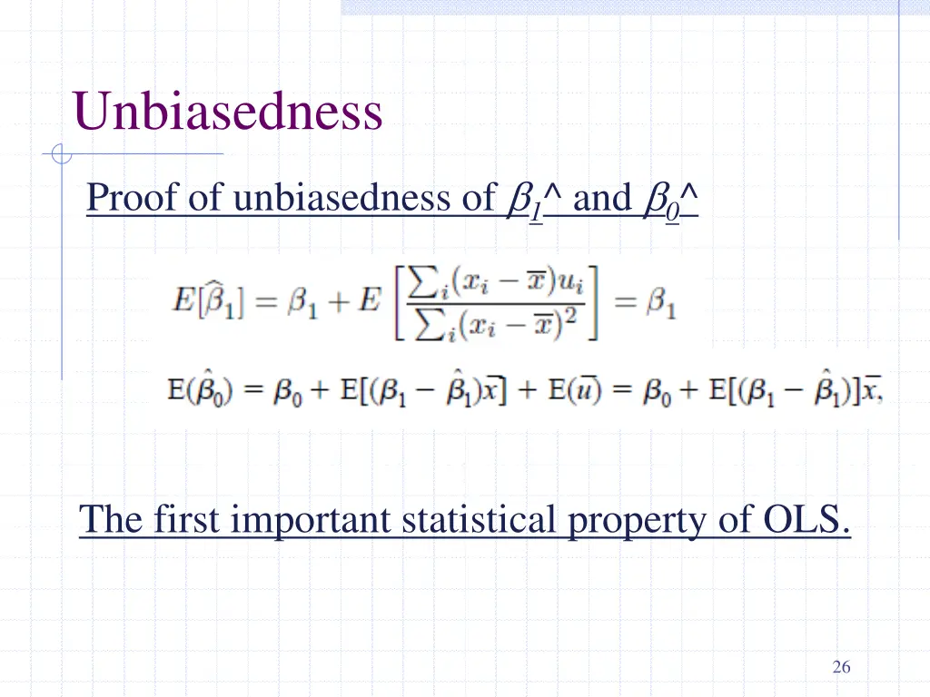 unbiasedness 4