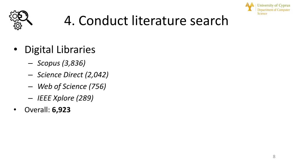 4 conduct literature search