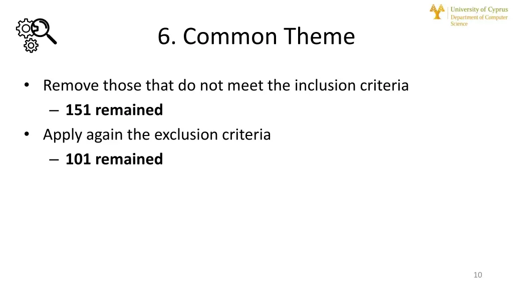 6 common theme