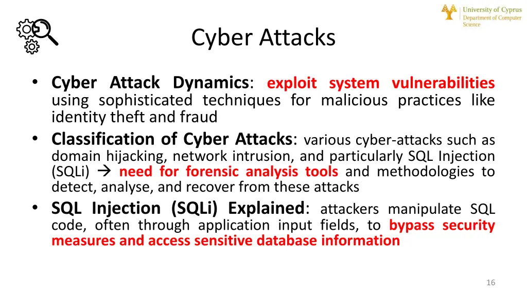 cyber attacks