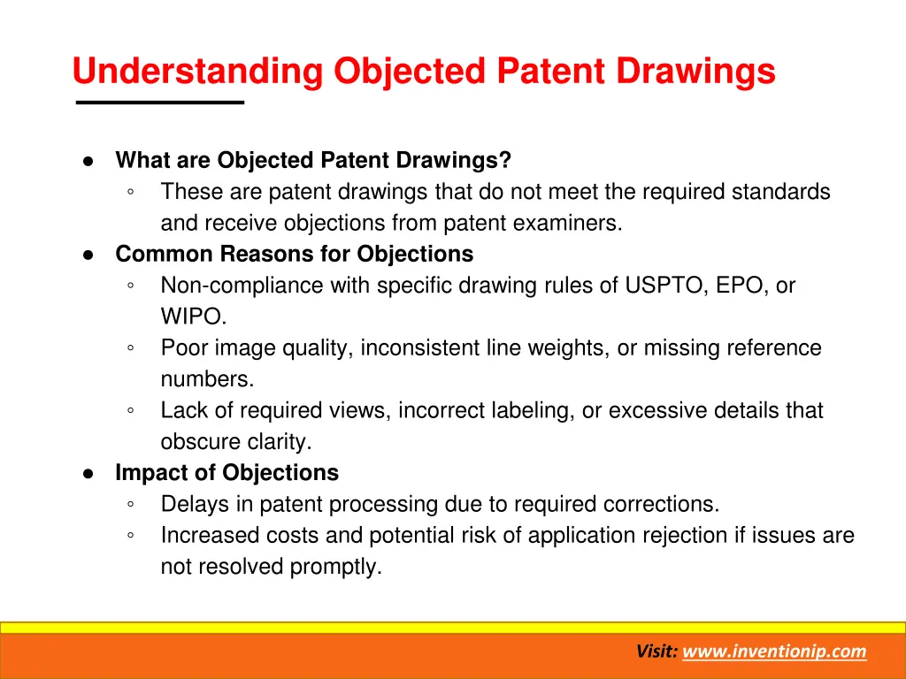 understanding objected patent drawings