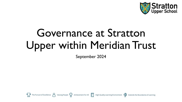 governance at stratton upper within meridian trust