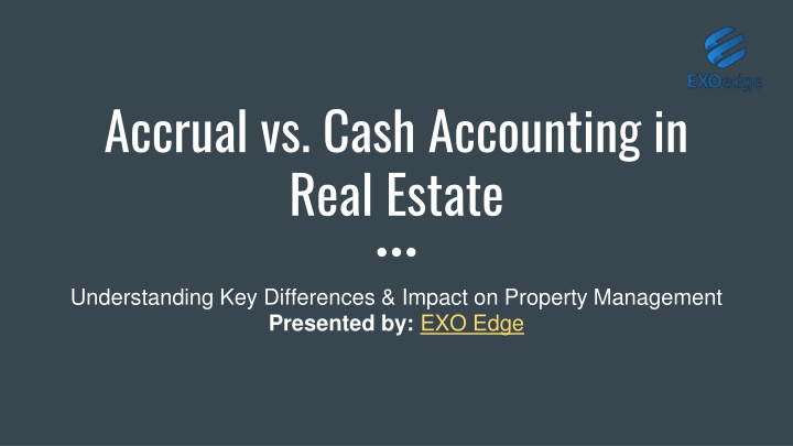 accrual vs cash accounting in real estate