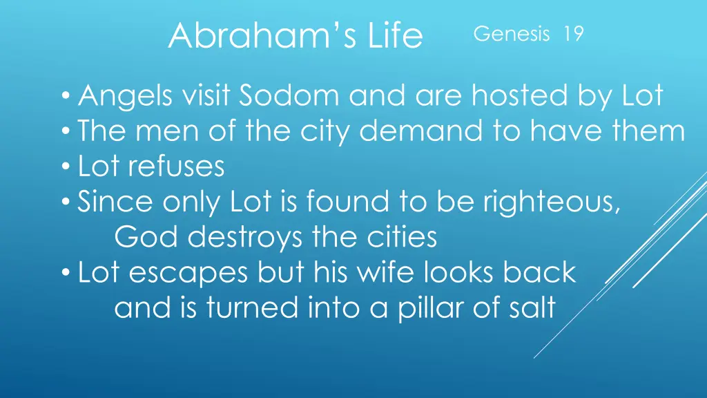 abraham s life 10