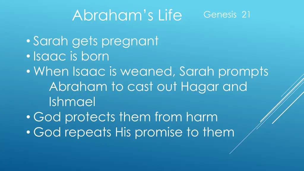 abraham s life 12
