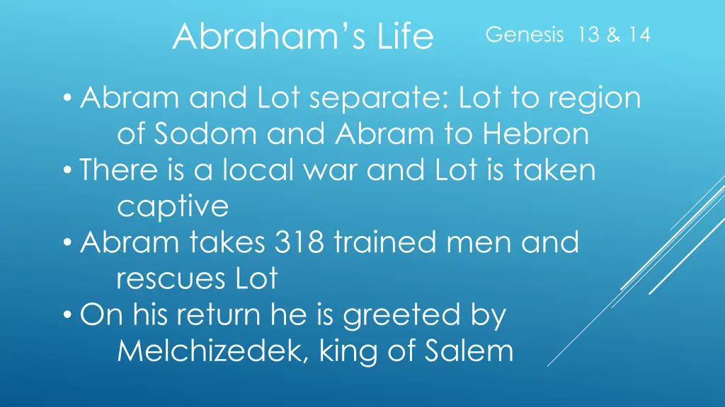 abraham s life 2