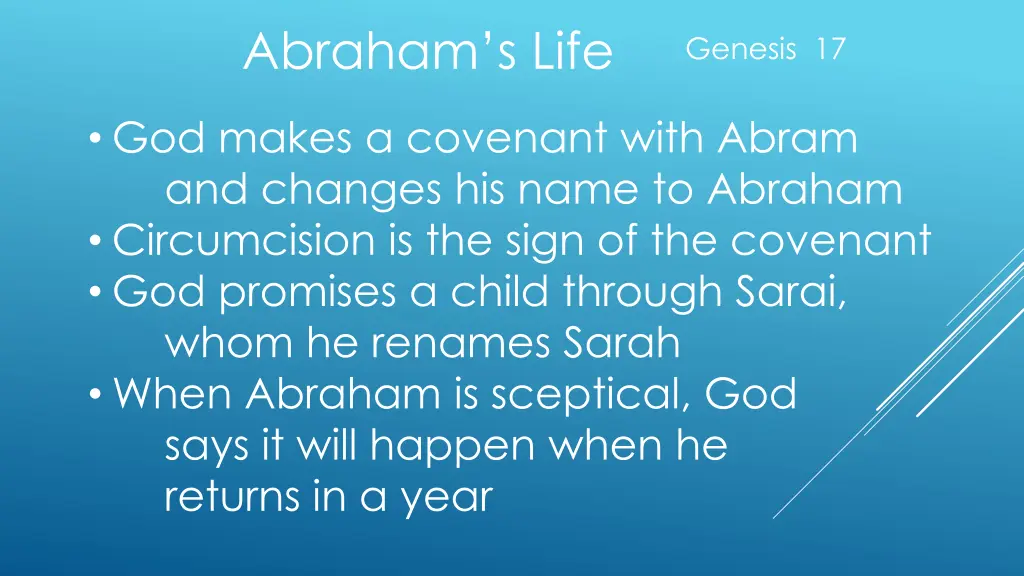 abraham s life 6