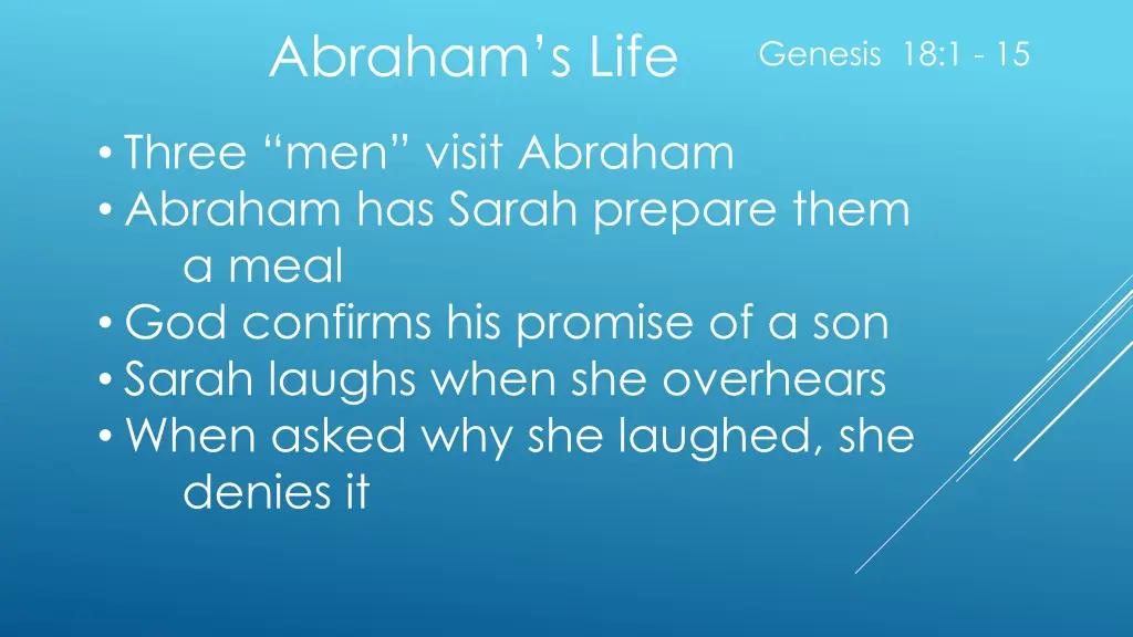 abraham s life 7