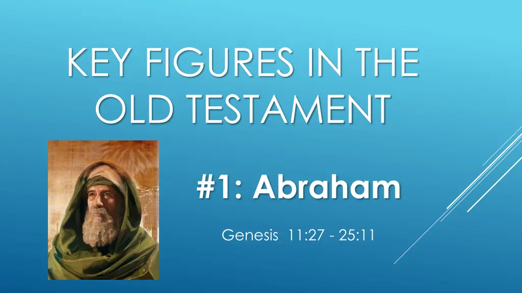 key figures in the old testament 1
