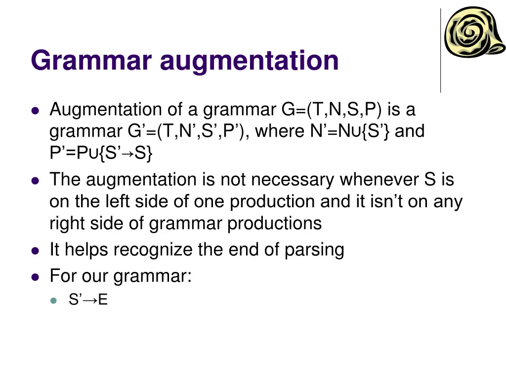 grammar augmentation
