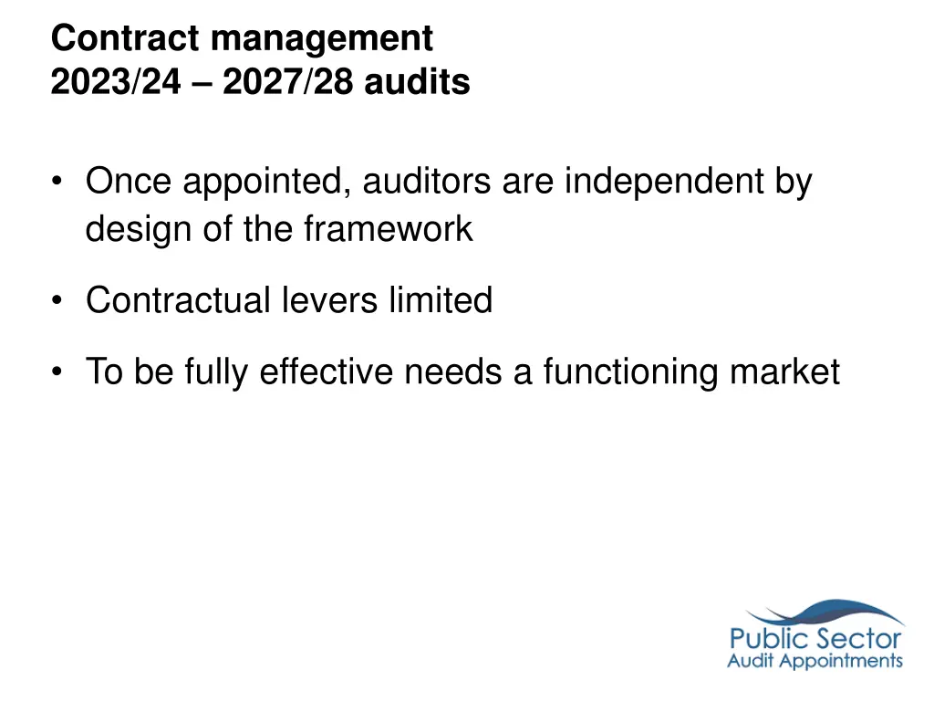 contract management 2023 24 2027 28 audits