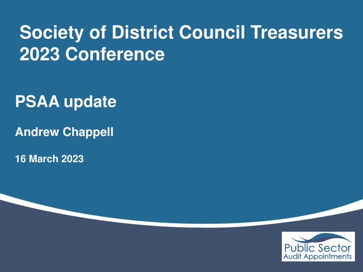 society of district council treasurers 2023