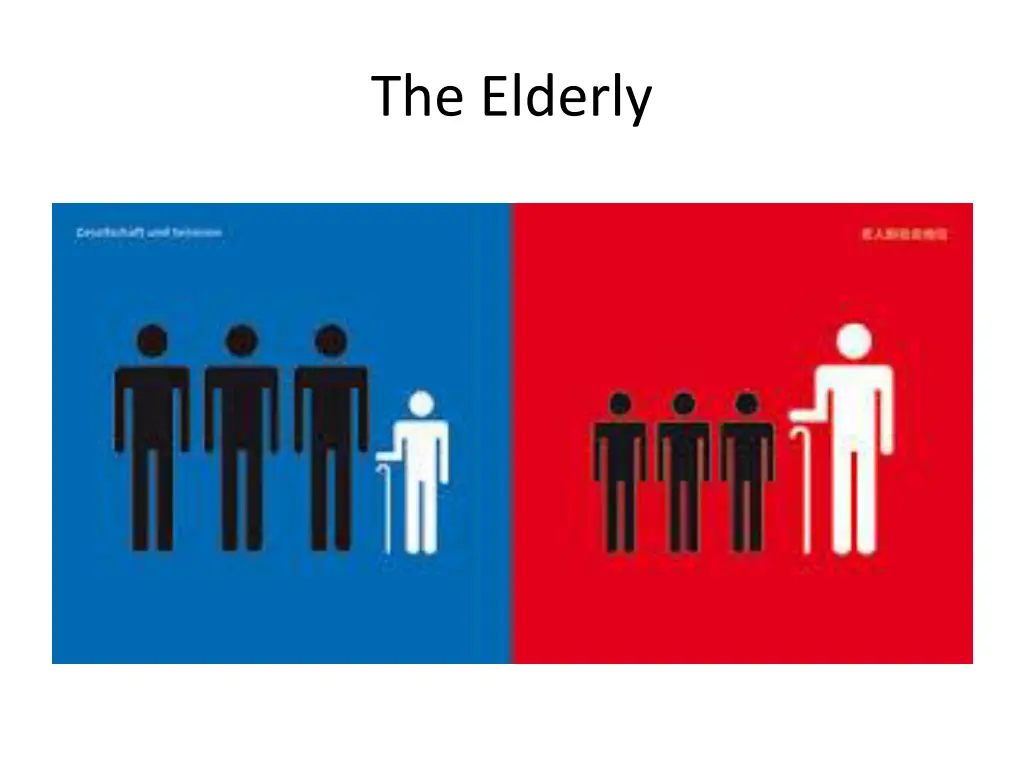 the elderly